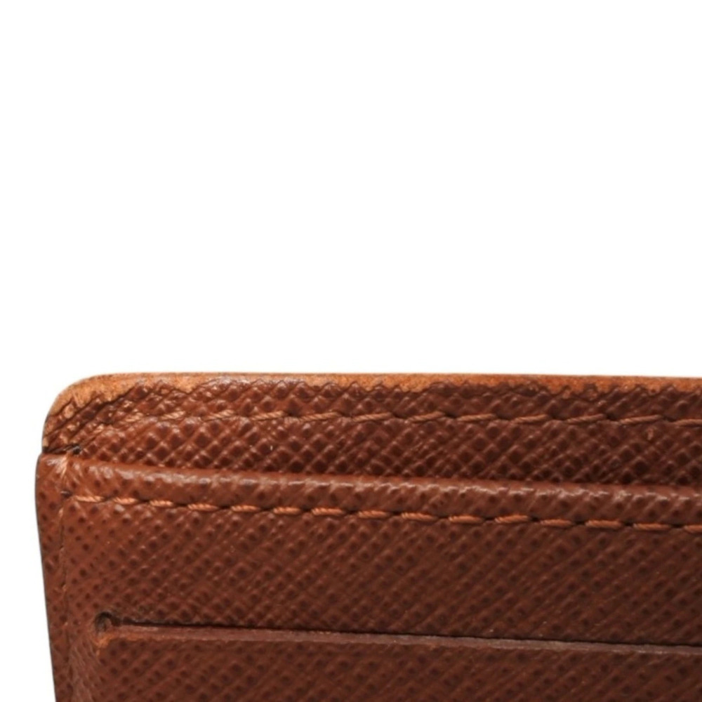 LOUIS VUITTON Portefeuille Cartes Credit Monogram Bi fold Wallet Brown - Picture 8 of 12